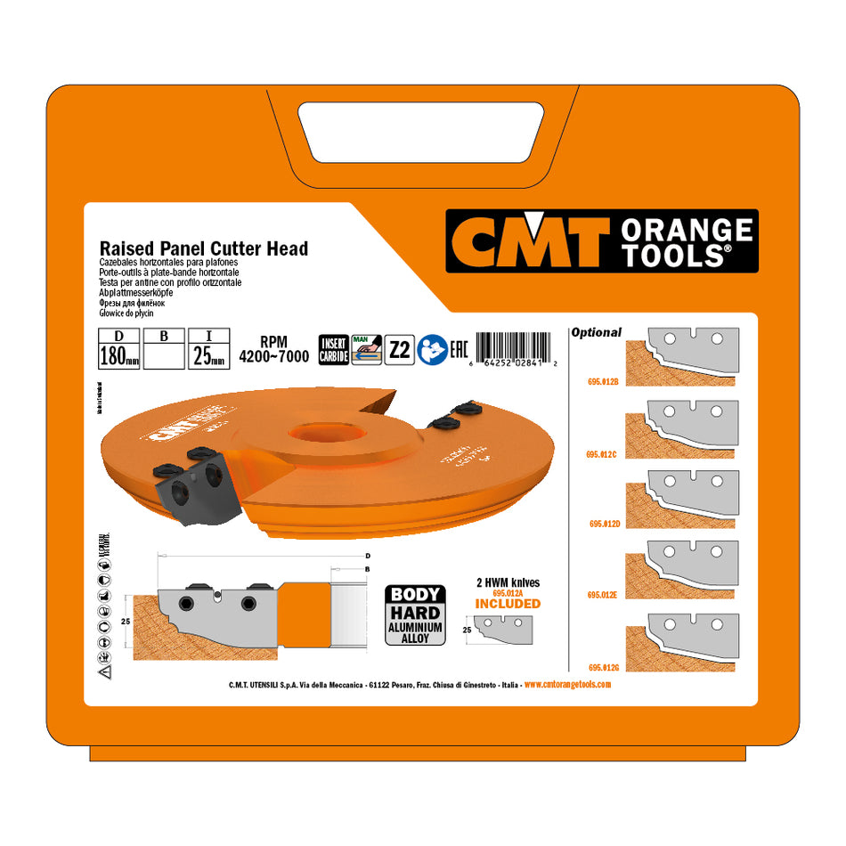 Porte-outils à plate-bande horizontale CMT