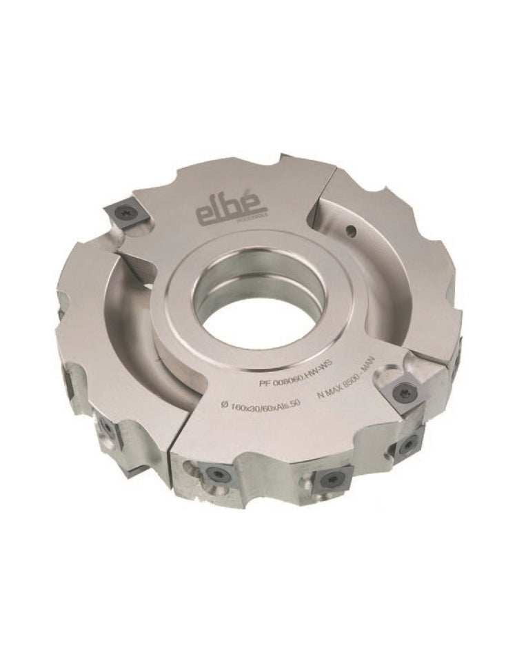 PORTE-OUTILS EXTENSIBLES ELISTAR A PLAQUETTES REVERSIBLES WS ELBE D:160   H:30/60   AL:50   Z:2(6+2)