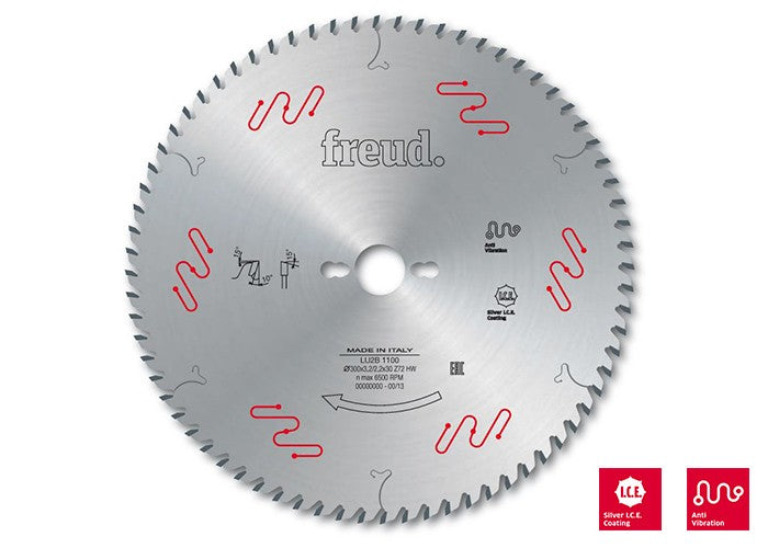 Scie HM à denture moyenne pour panneaux d'aggloméré, contreplaqués, MDF, OSB FRLU2B