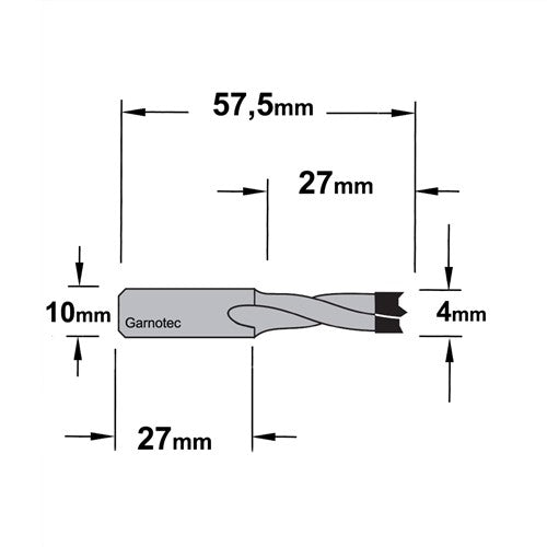 Drill bit, straight 310