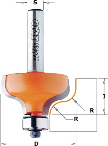 Profile cutter with bearing, HW 959