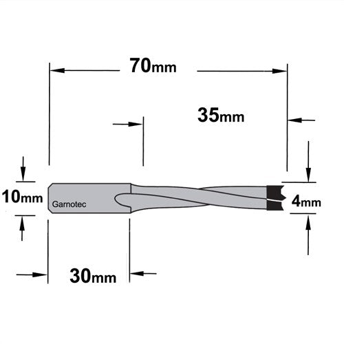 Drill bit, straight 311