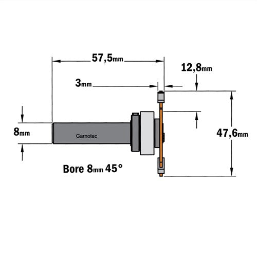 Disc milling cutter with conical seat + milling holder, HW 923