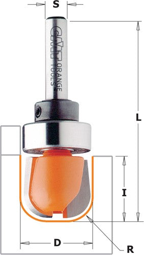 Fraise pour tasses et assiettes avec roulement, HW 851