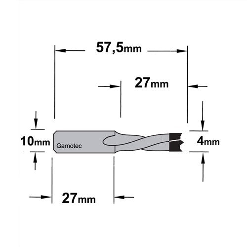 Drill bit, left 310