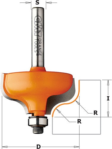 Profile cutter with bearing, HW 760