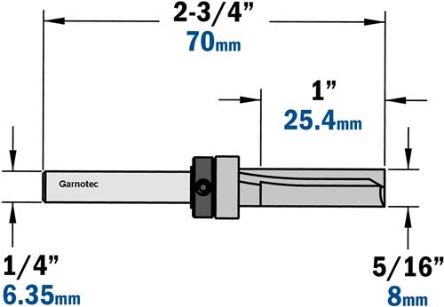 Groove cutter with bearing, HWM 811