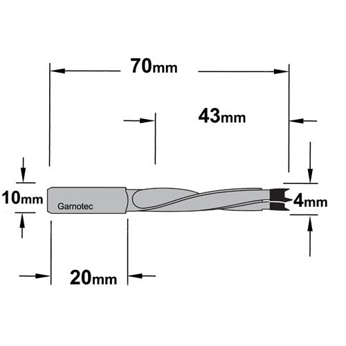 Drill bit, left 309