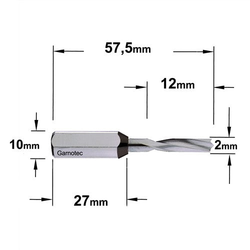 Solid Carbide Drill Bit, Straight 310