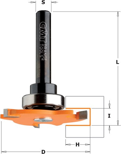 Disc milling cutter with conical seat + milling holder, HW 823