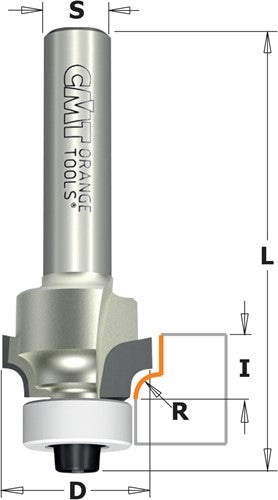 Afrondfrees met lager, DP 938