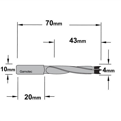 Drill bit, straight 309