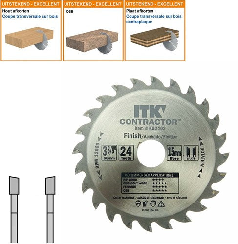 HW Contractor K0240 universeel zaagblad