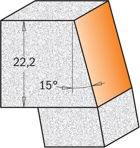 Afschuinfrees met "Delrin" lager, HW 866