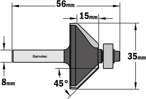 Verzinkboor met lager (Aannemer), HW K936