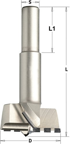 Vormbits voor PCD-scharnieren D=15, recht 317