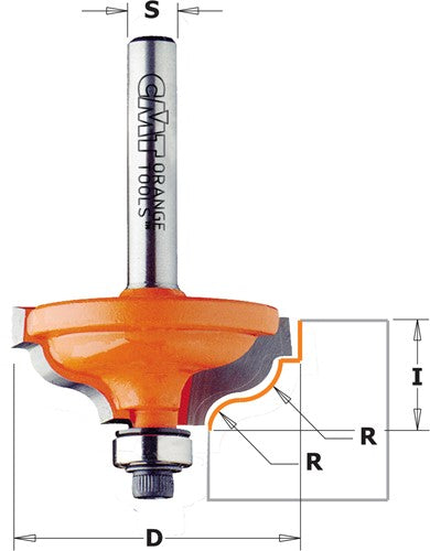 Profile cutter with bearing, HW 947