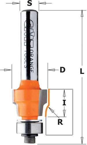 Flush cutter with bearing, HW 807