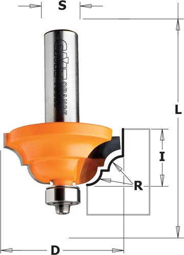 Profile cutter with bearing, HW 741