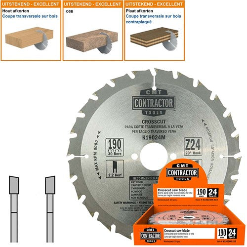 HW Contractor universele zaagbladenset, 10 stuks K190