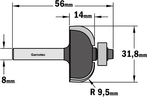 Groeffrees met lager (Aannemer), HW K937