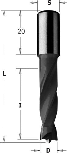 Drill bit, straight 308