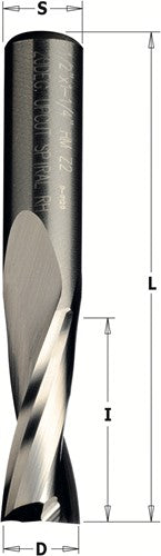 Fraise à coupe hélicoïdale, spirale positive, droite 191