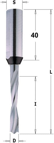 Solid Carbide Drill Bit, Straight 311