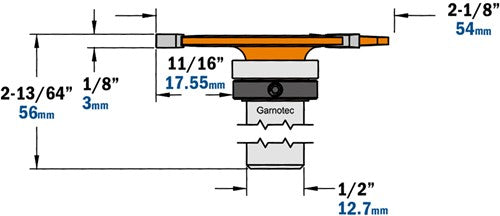 Disc cutter with cutter holder, HW 822