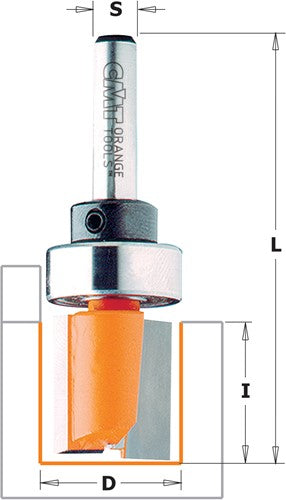 Groove cutter with bearing, HW 811