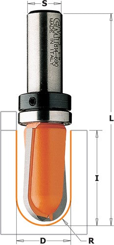 Groove cutter with bearing, HW 814