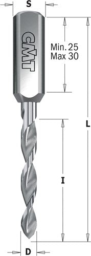 Solid Carbide Straight 314 Through-Hole Multi Spindle Drill Bits