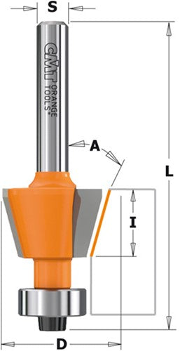 Aanschuinfrees met lager, HW 709