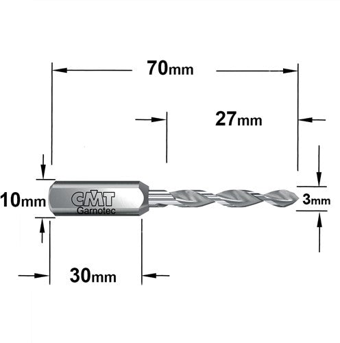 Solid Carbide Straight 314 Through-Hole Multi Spindle Drill Bits